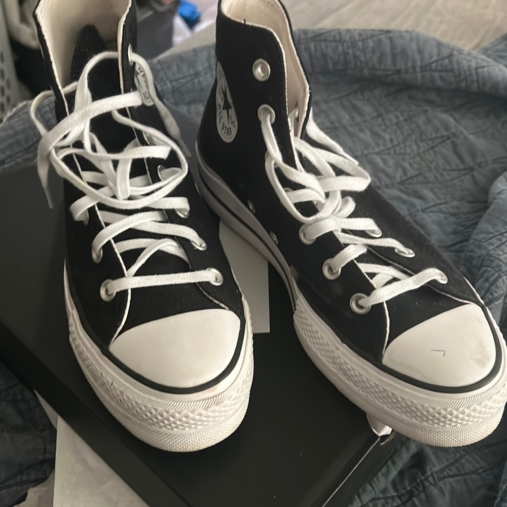 Cute Platform Black Converse - image 2